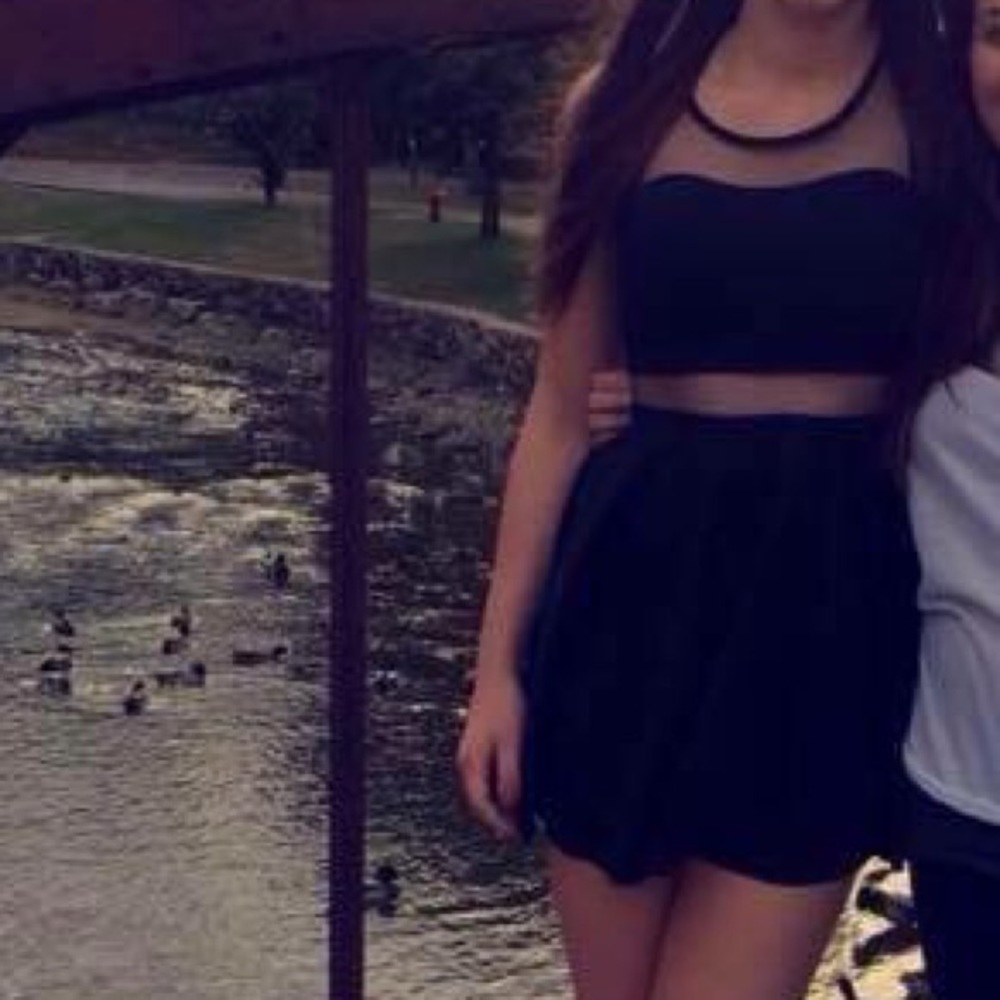 LBD with Sheer Peek-a-boo